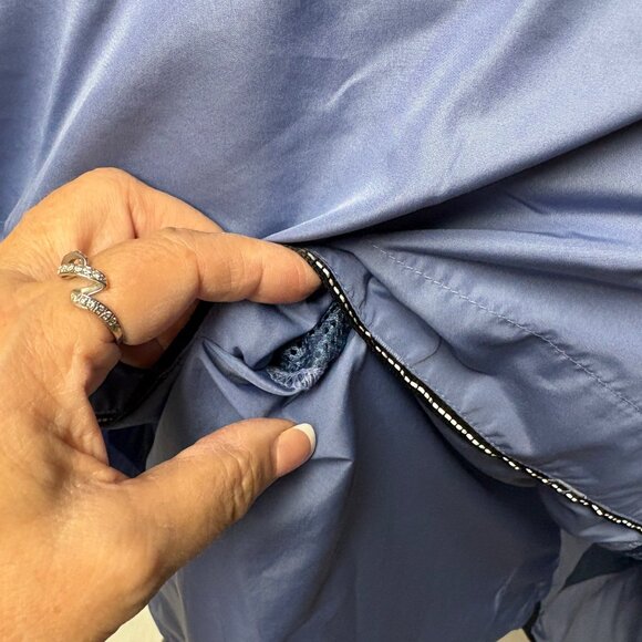 Columbia Hooded Windbreaker Womens Size XL Blue Jacket Lightweight Outdoor Wear - Picture 10 of 12